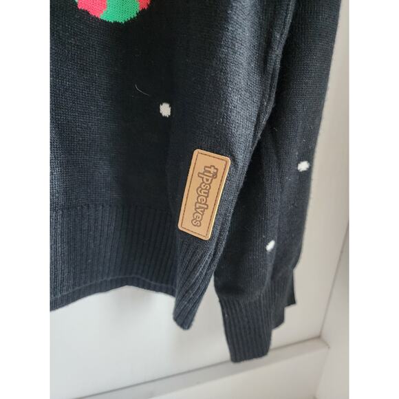 Tipsy Elves Santa Flying Unicorn Ugly Christmas Holiday Sweater - Women's Large - Picture 5 of 8